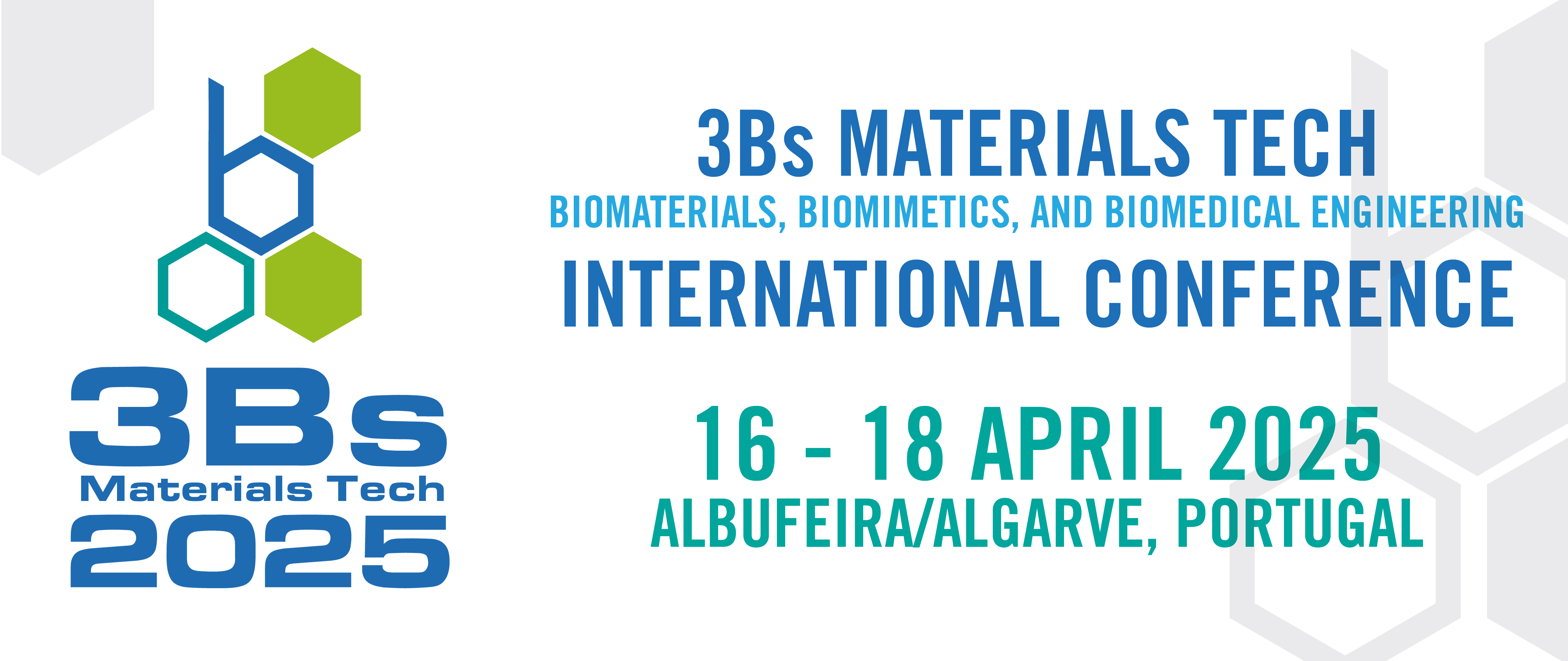 Biomaterials, Biodegradables and Biomimetics International Conference - 3Bs Materials Tech 2025