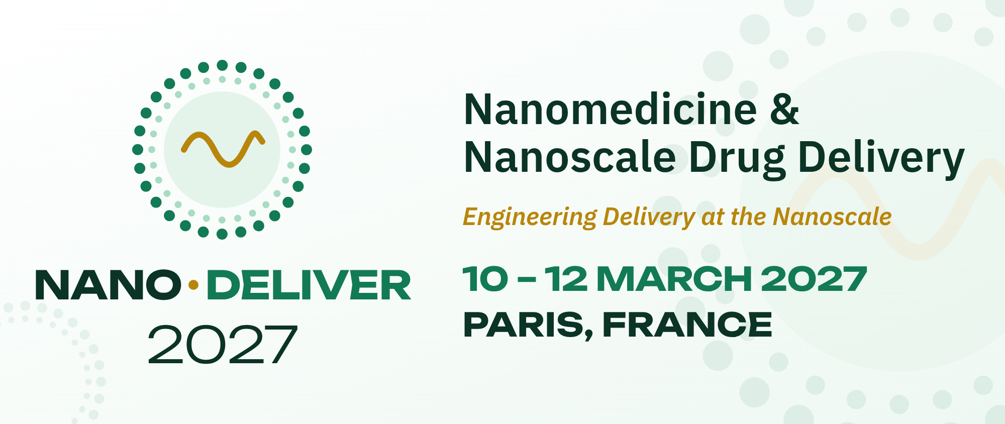 NANO DELIVER 2027: Nanomedicine & Nanoscale Drug Delivery